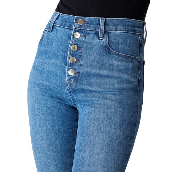 J Brand Lillie High-rise Cropped flare Jean - Picture 3 of 3